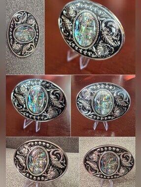 New abalone Color western belt buckle